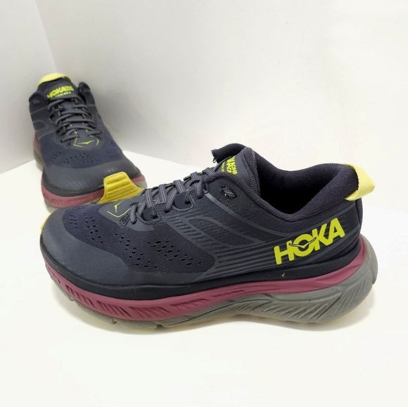 Hoka One One Shoes - Hoka One One Stinson ATR 6 Women's Shoes Size 10 Blue Trail Running Sneakers